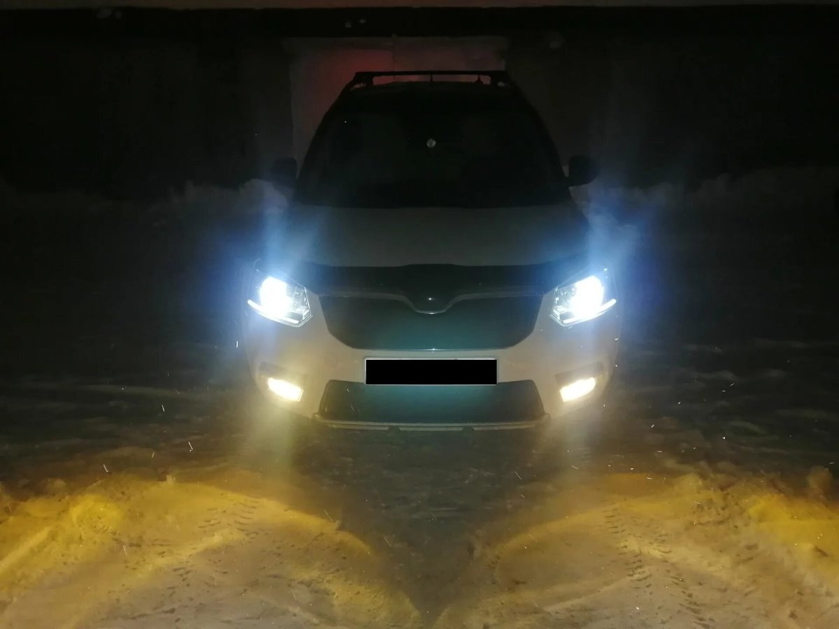 Шкода Йети лампочки противотуманки