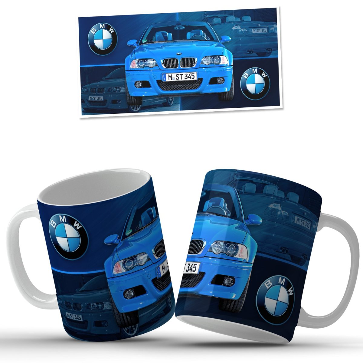 Кружки с принтом авто