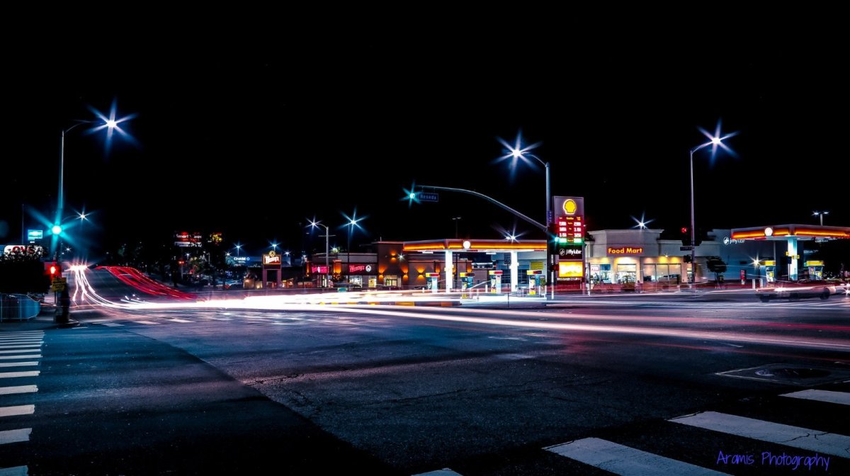 Дорога неон