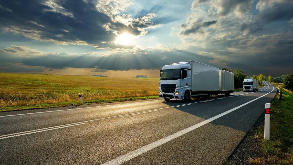 Грузовик пейзаж