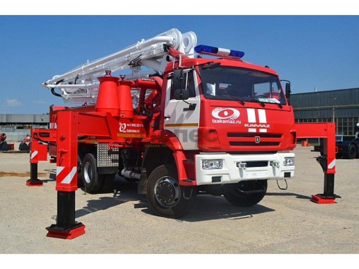 Пожарный КАМАЗ 65111