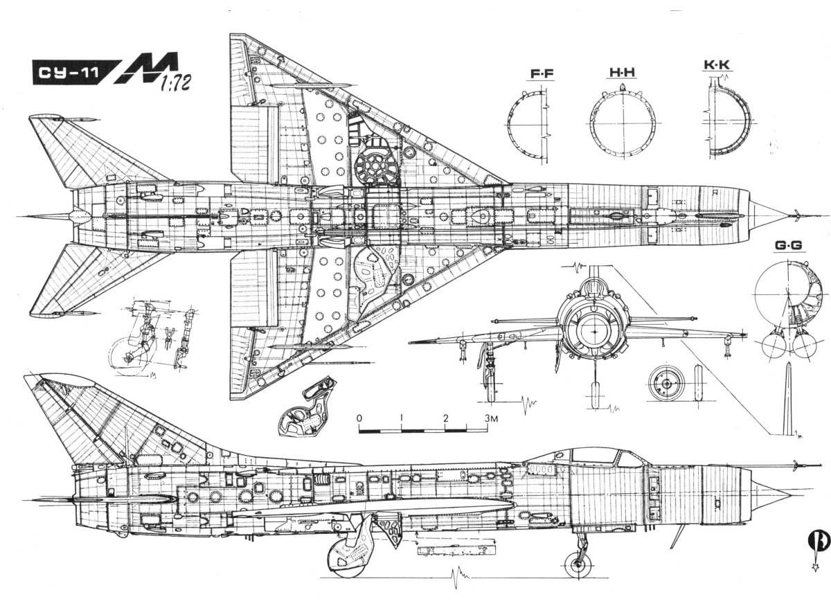 Су-7бкл чертежи