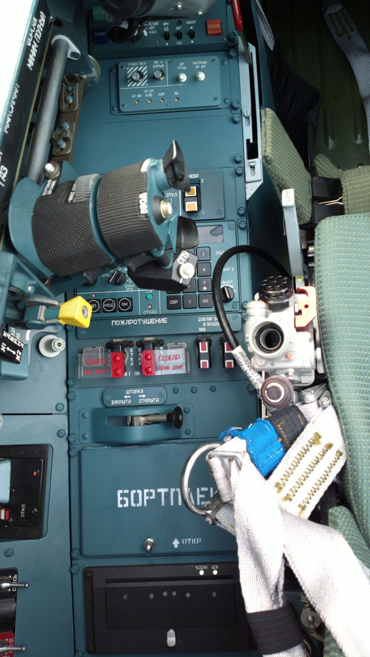 Ручка управления двигателем Су-35