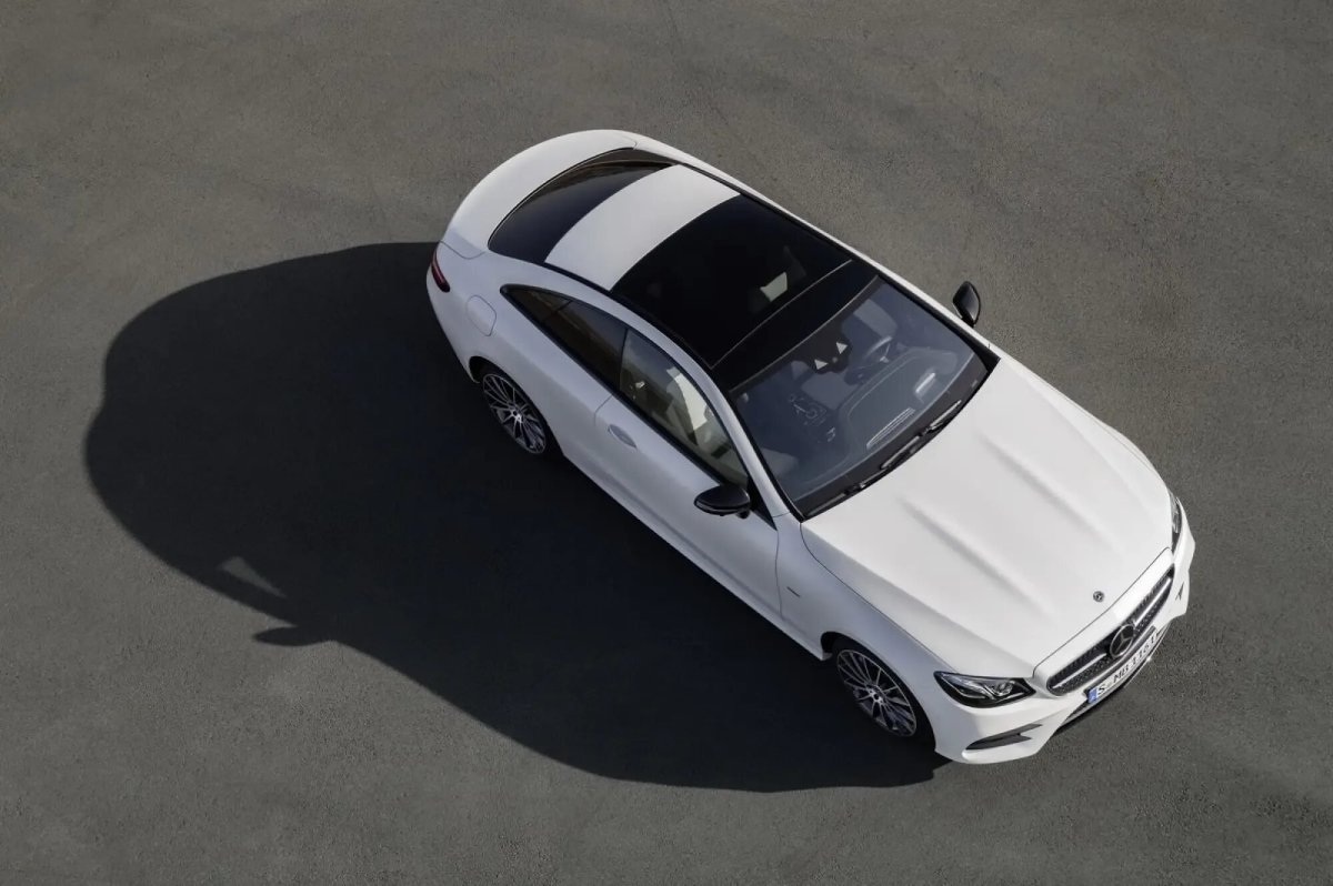 Мерседес е200 купе с панорамной крышей