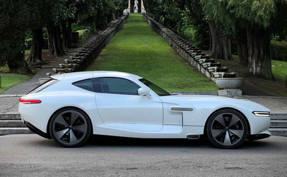 Мерседес с длинным капотом