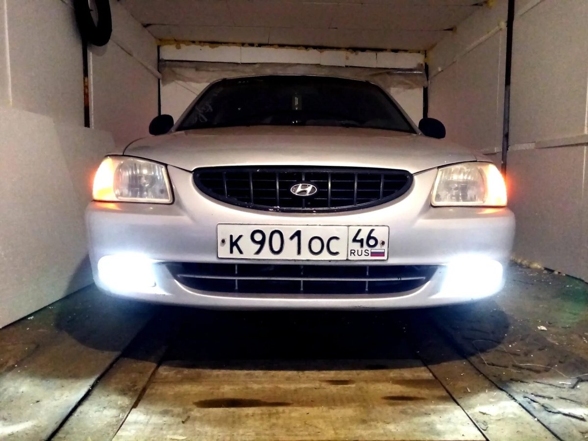 Led лампа Хендай акцент