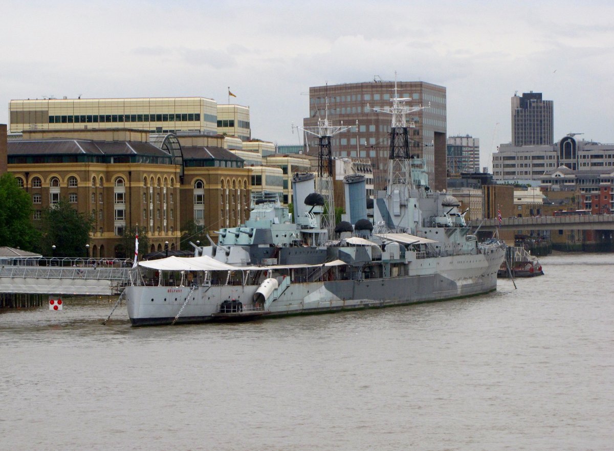 HMS Belfast в Лондоне