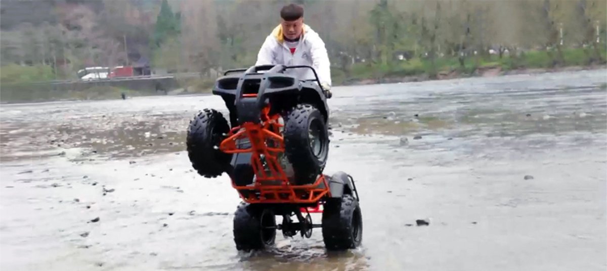 Легкими квадроциклами