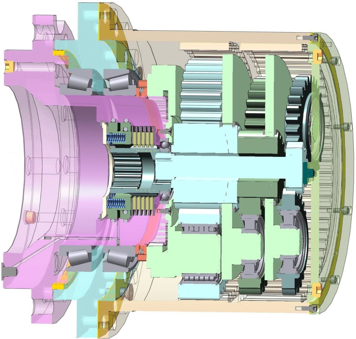 Планетарный трехступенчатый редуктор ГМП- 300