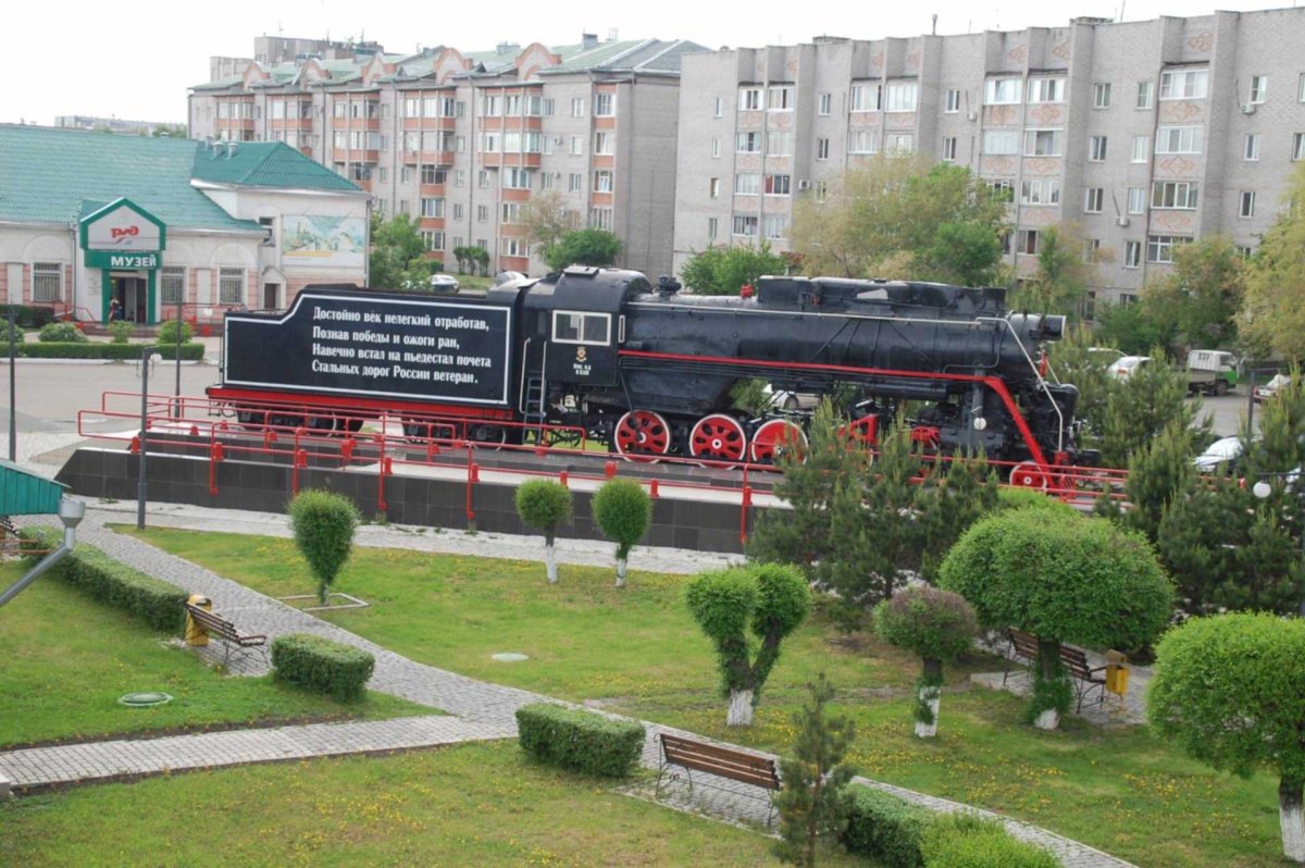 Абакан паровоз памятник л-3168