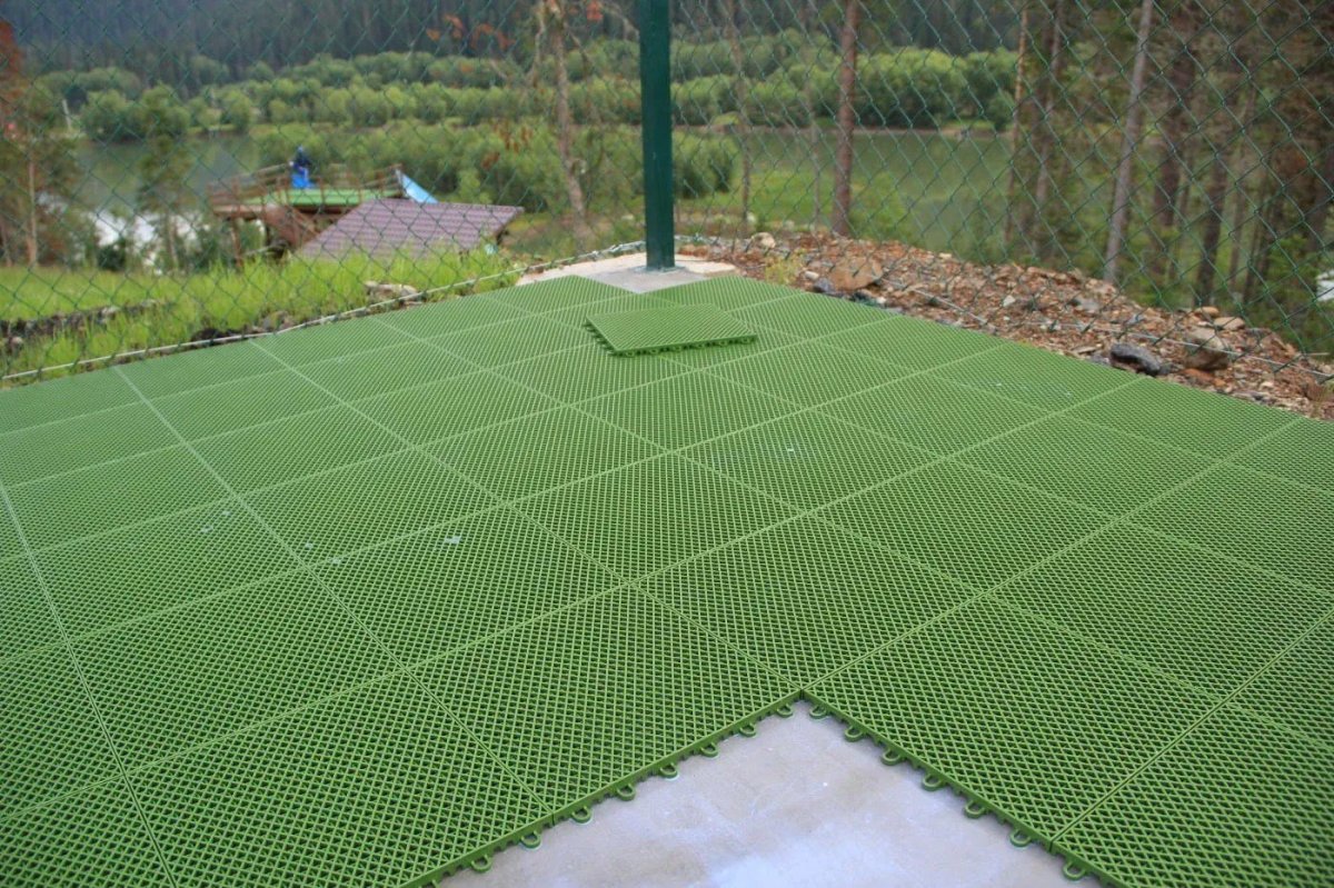 Покрытие модульное Pol-Plast 30х30 см, зеленый