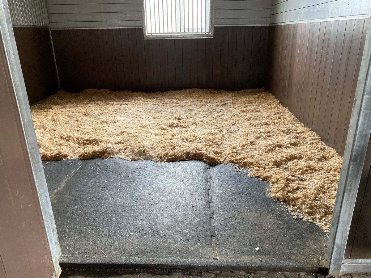 Резиновый мат в денник