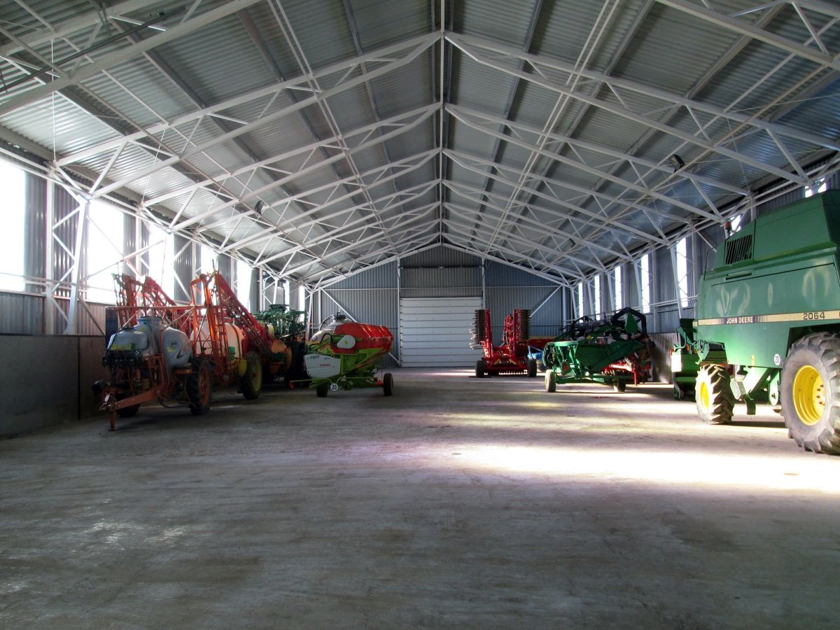 Навес ангар для сельхозтехники
