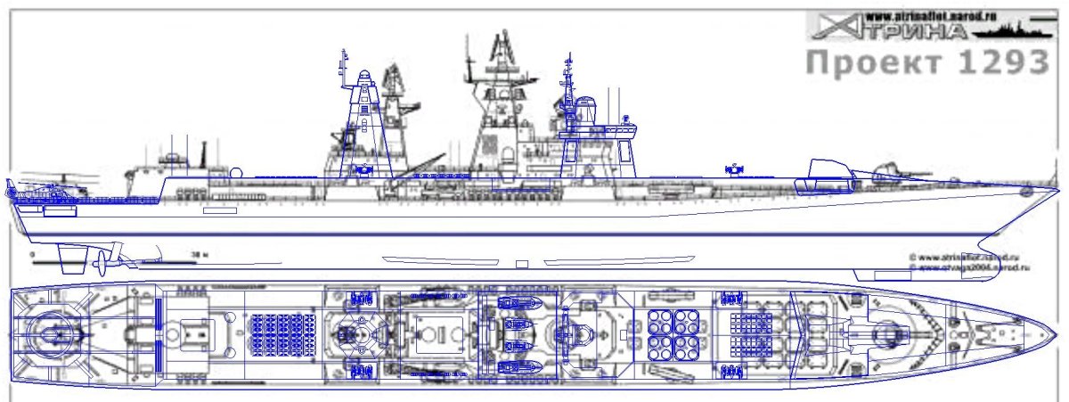 Модернизация крейсера Адмирал Нахимов схема