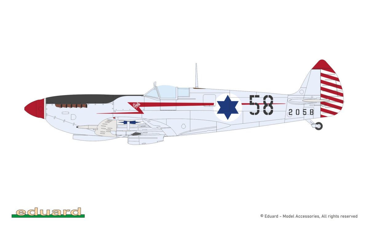 Spitfire LF MK IX 101 Sqn Israel