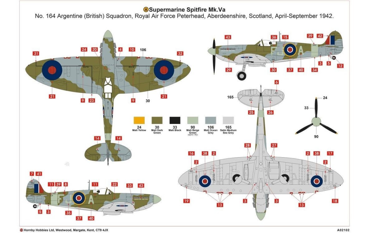 Истребитель Спитфайр МК.5а