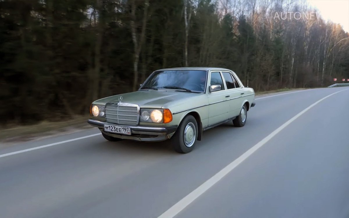 Мерседес 123 тест драйв