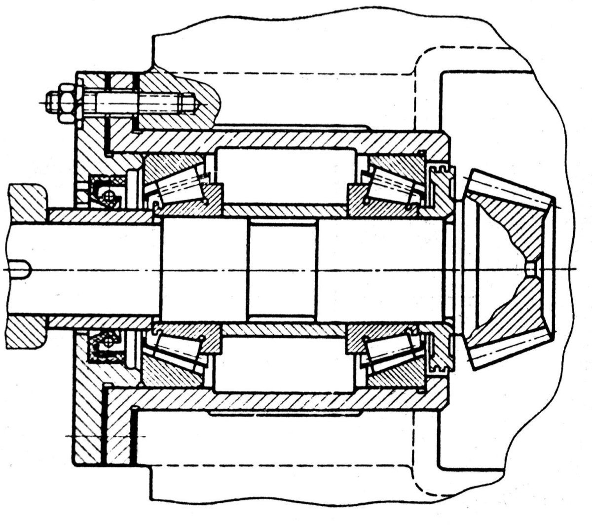 Преднатяг подшипников радиально-упорных шариковых