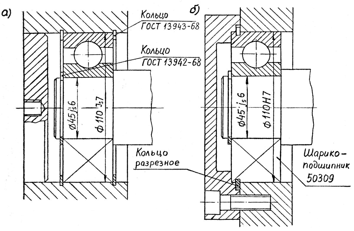 Посадка конического подшипника на вал допуски