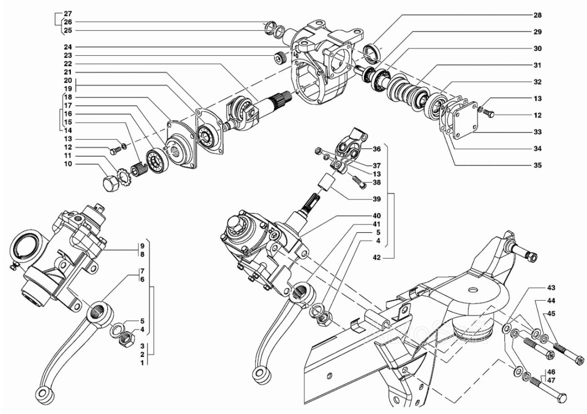 УАЗ 31519 рулевое управление