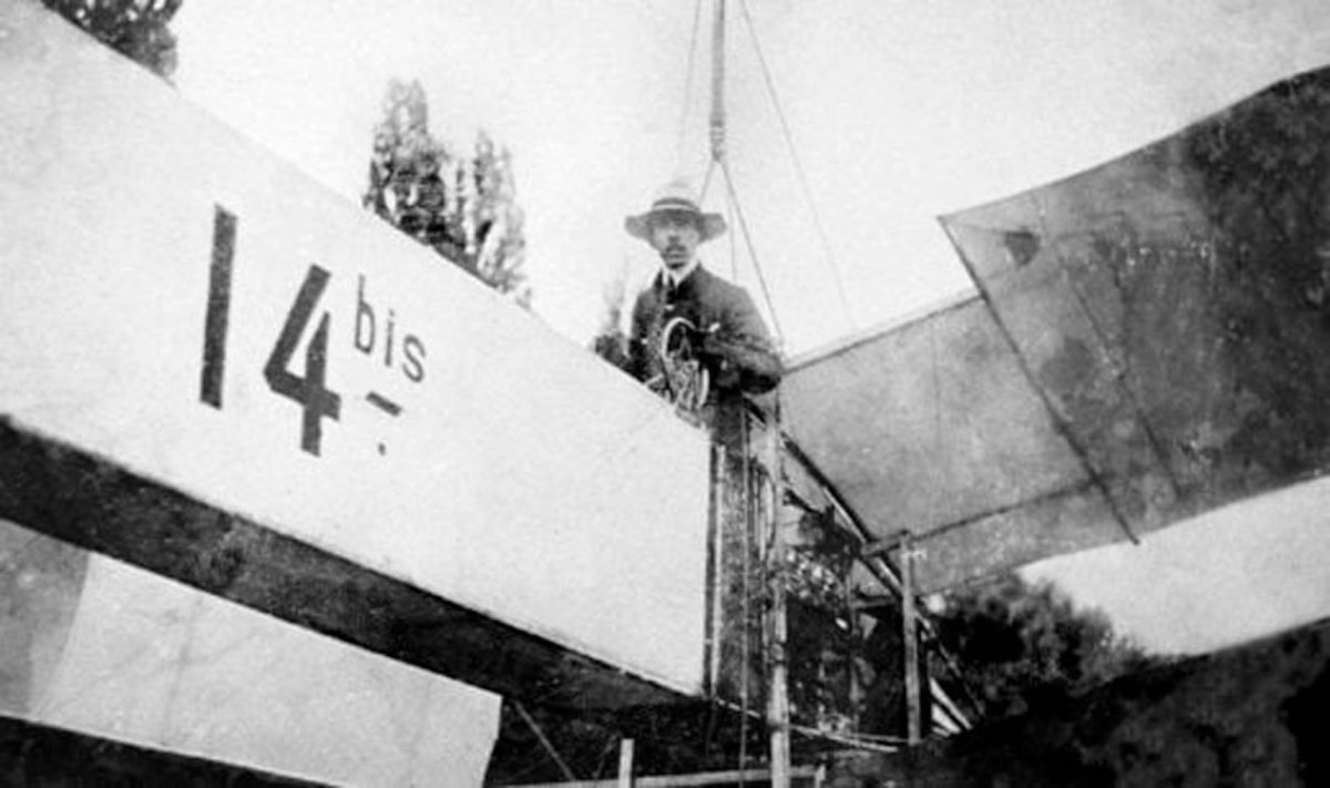 Альберто Сантос-Дюмонт 14-bis строение рисунок