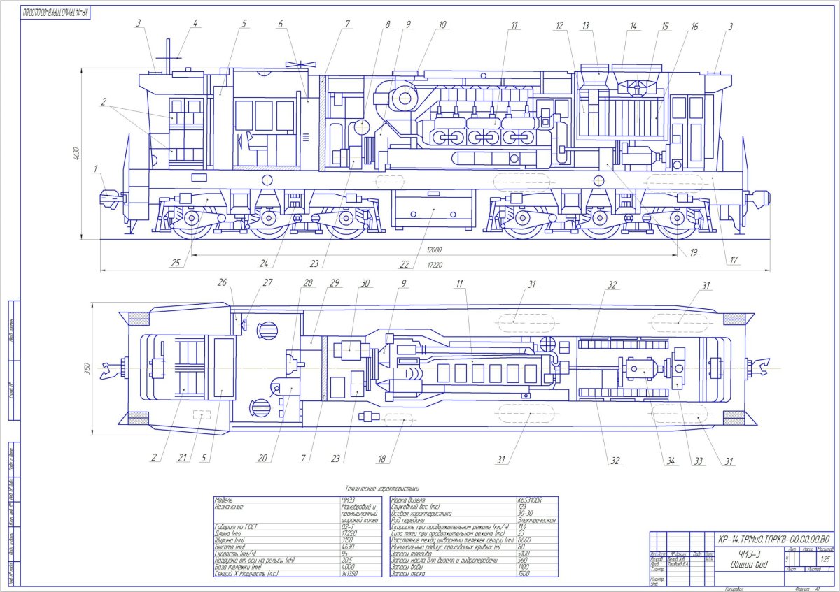 Чмэ3 чертеж