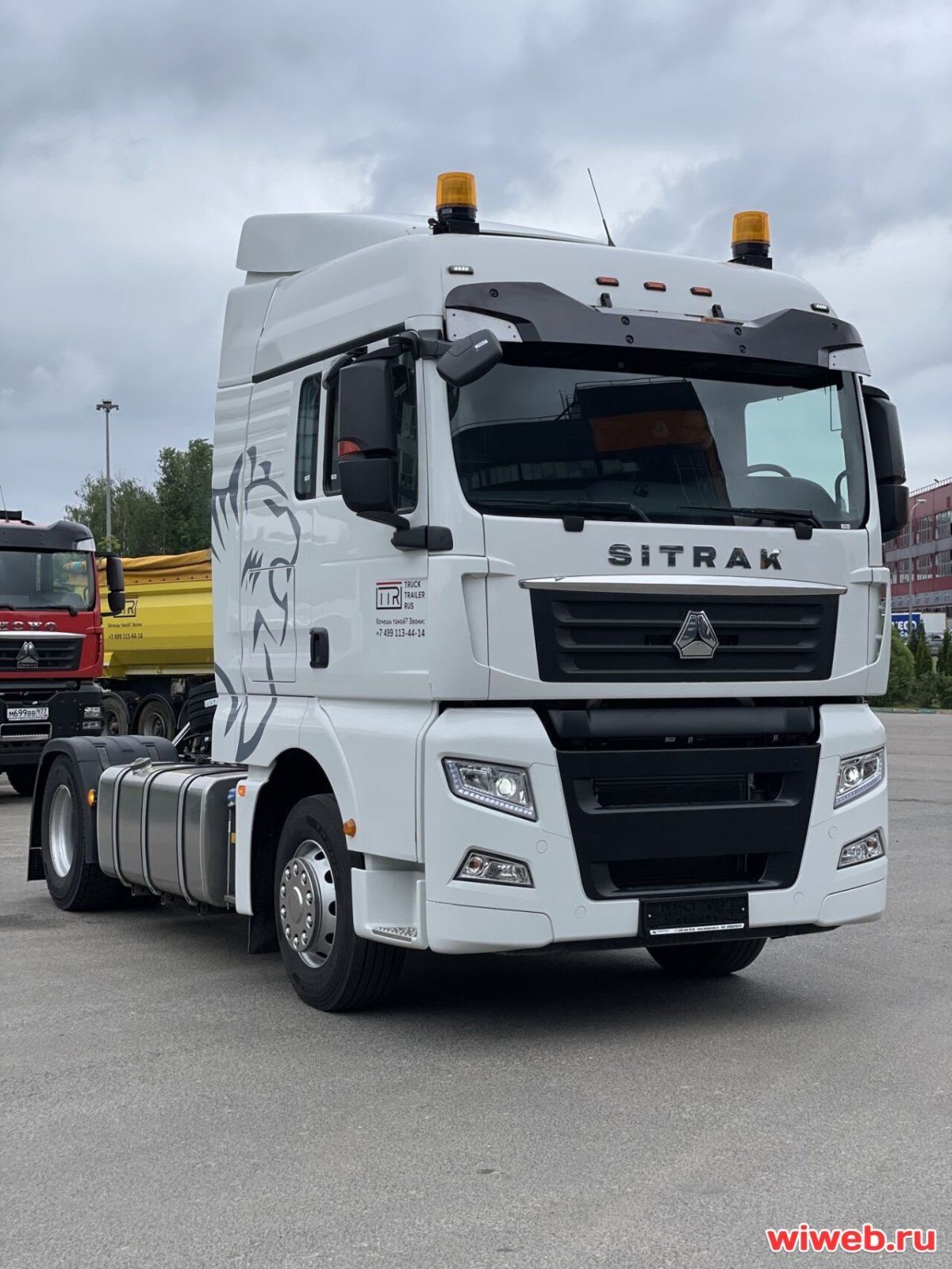 Седельный тягач Sitrak 6x2, 480 л.с., МКПП+разд, g(п), 1250 (zz4256v363he1)