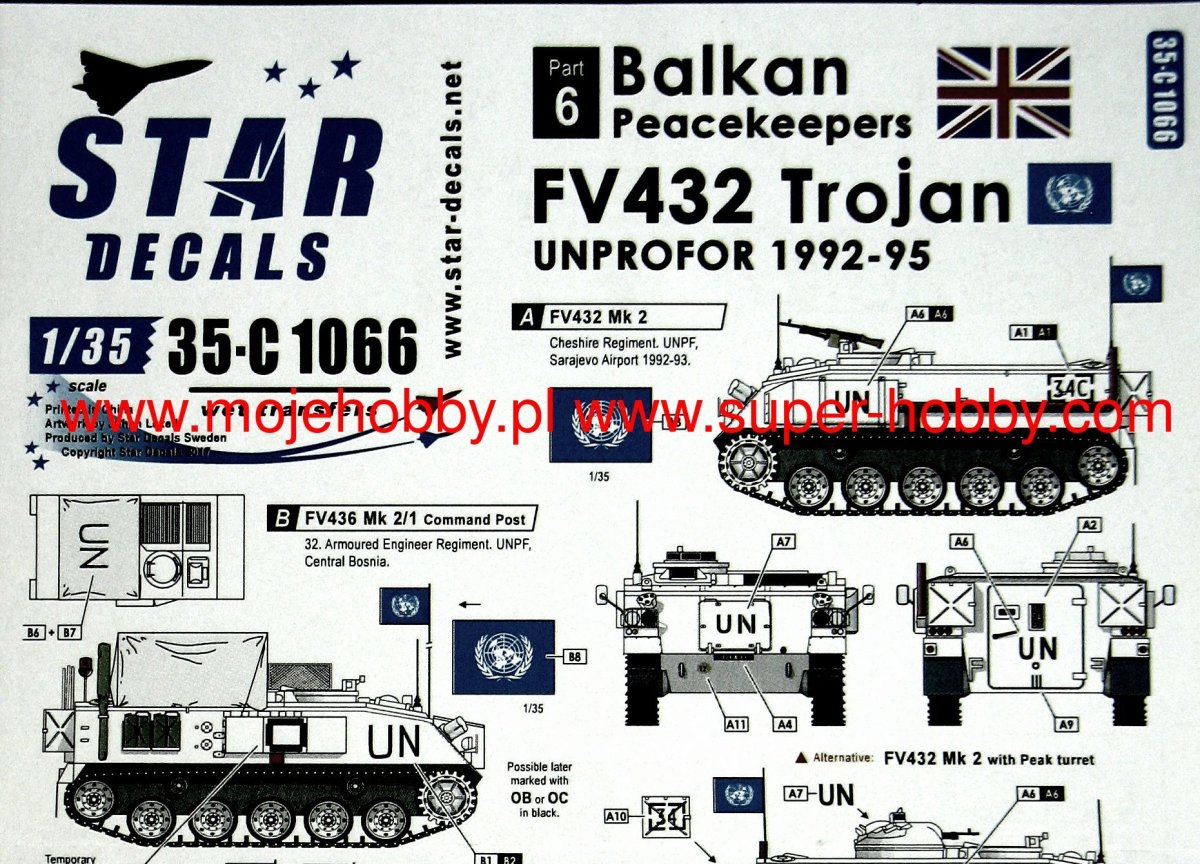 Star Decals Balkan