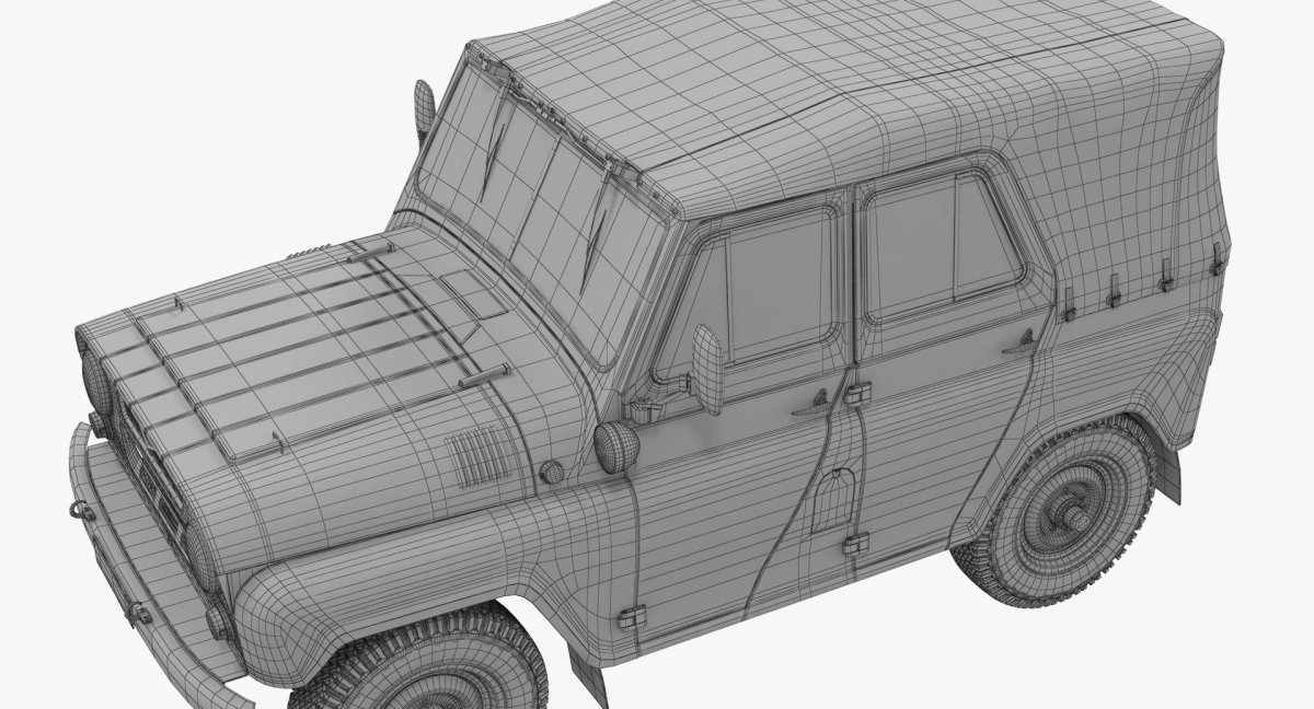 УАЗ 469 3d model
