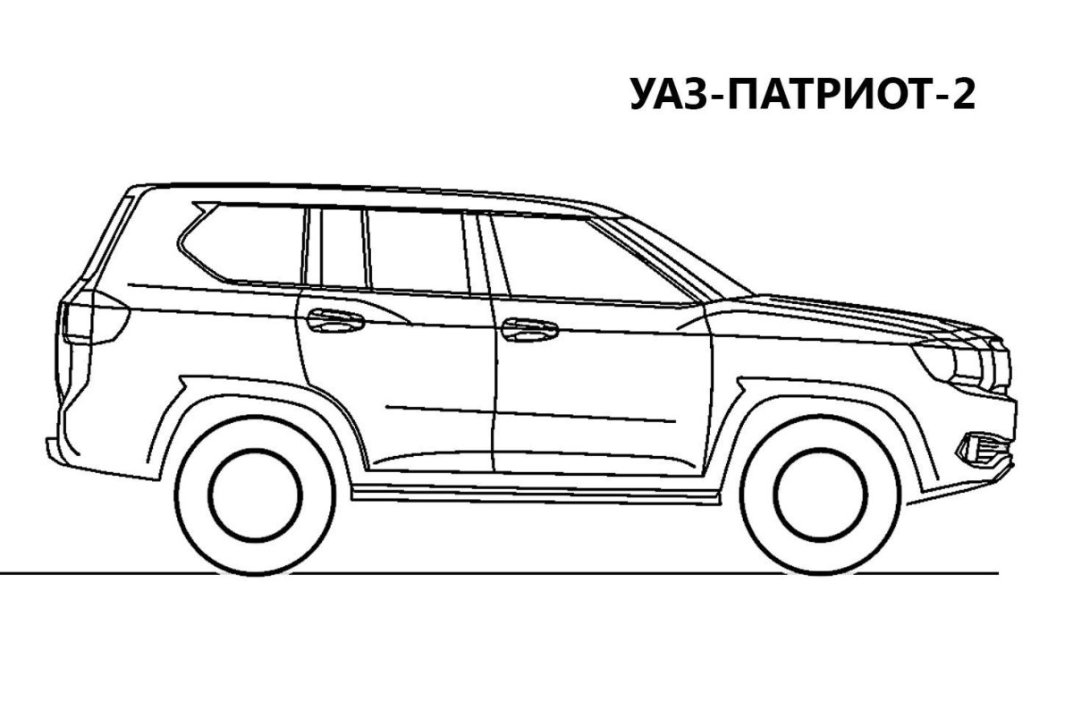 UAZ Patriot чертеж