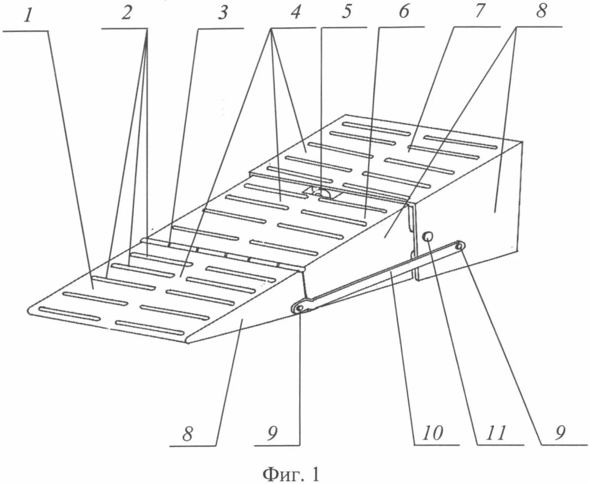 Аппарель для грузовиков чертеж