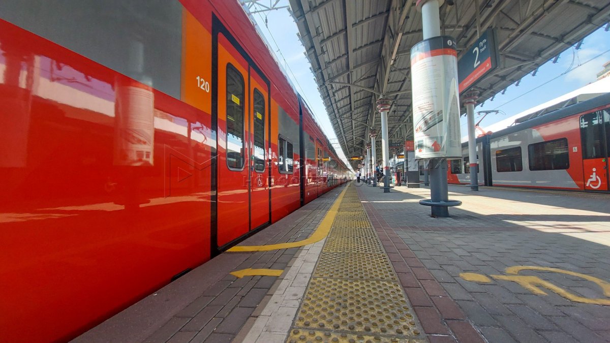 Двухэтажная Ласточка на МЦК