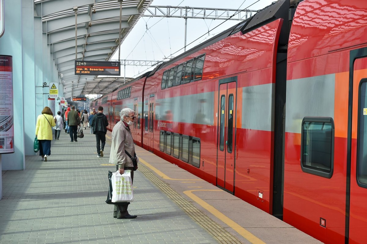 МЦК двухэтажные поезда