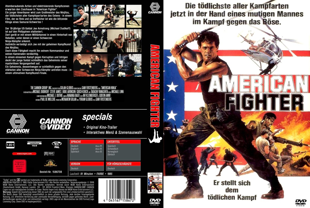 Американский ниндзя / American Ninja DVD Cover