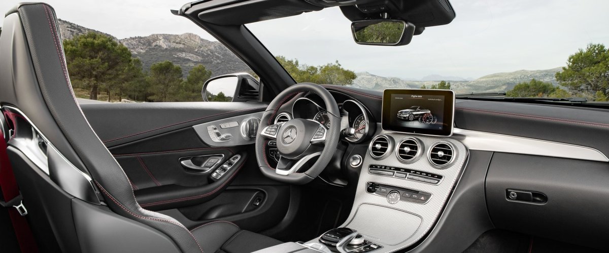 Мерседес c класс кабриолет салон светится