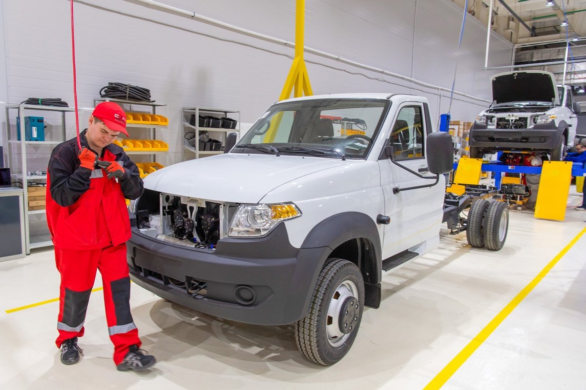 Электромобиль на базе УАЗ