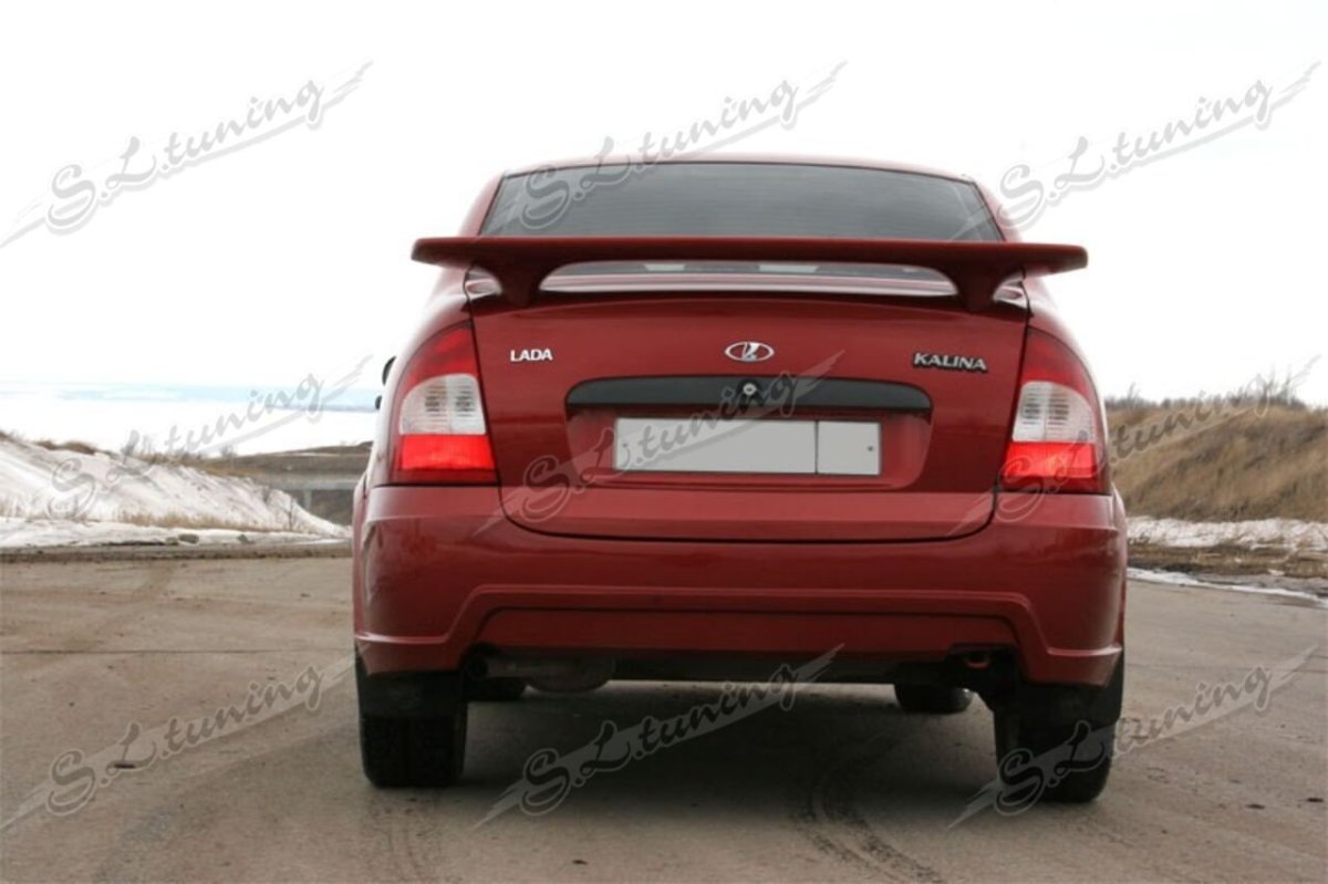 Задний бампер Калина 1 седан