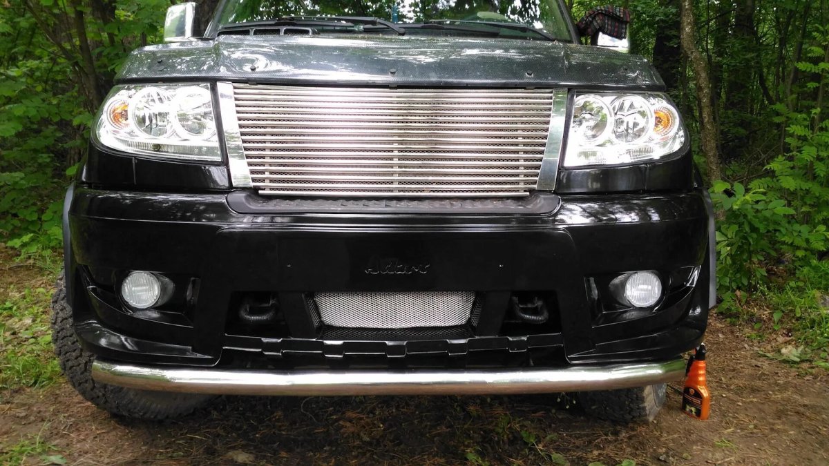 Передний бампер УАЗ Патриот 2013