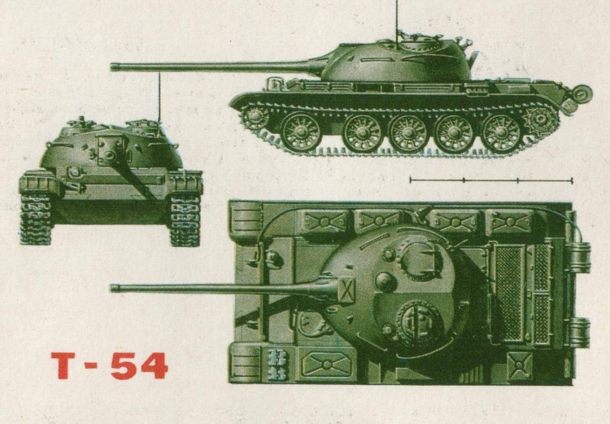 Характеристики танка т 54
