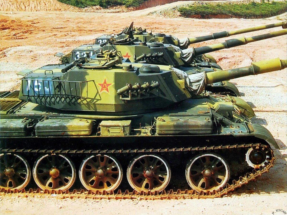 Китайские танк Type 62