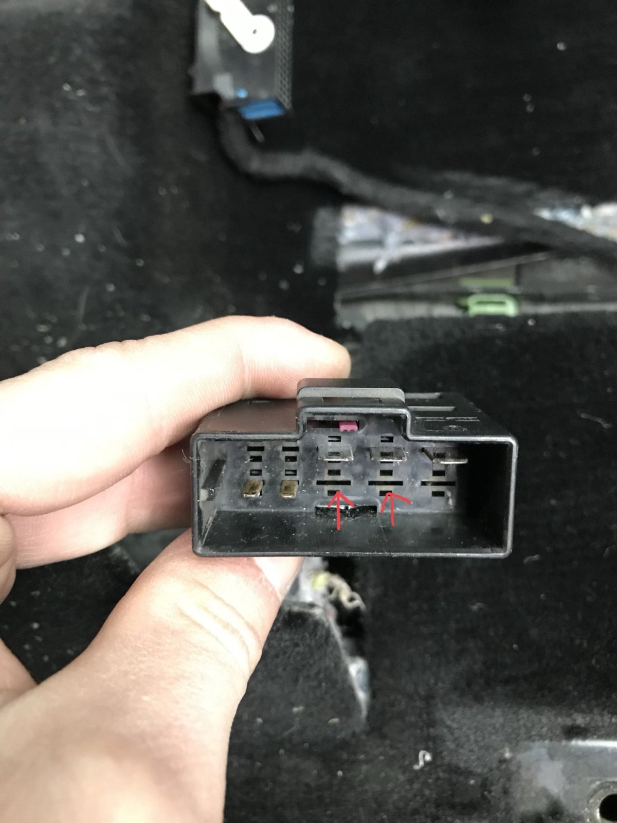 Разъёмы подогрева сидений Пассат б5