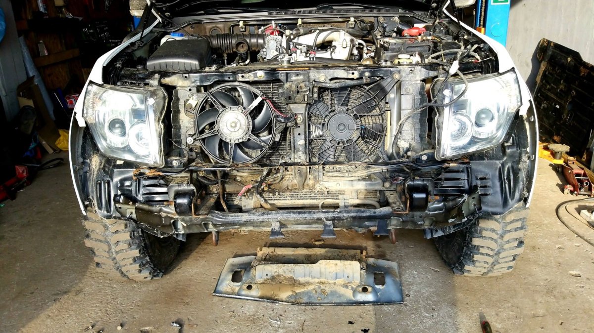 Радиатор АКПП Паджеро 4 3.2 дизель