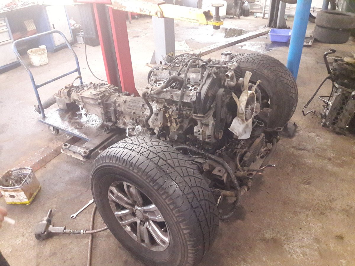 Двигатель с Паджеро на УАЗ