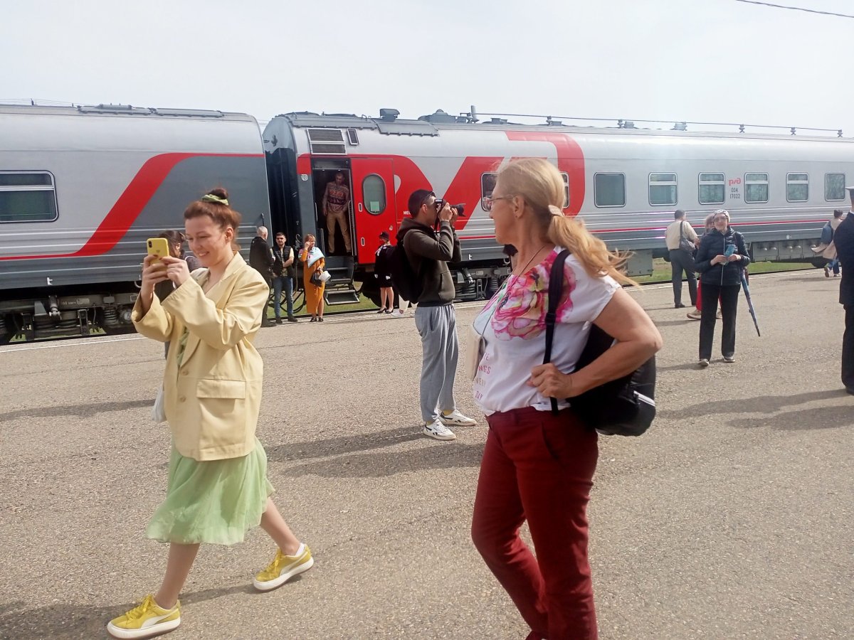 Туристический поезд Цветущая степь