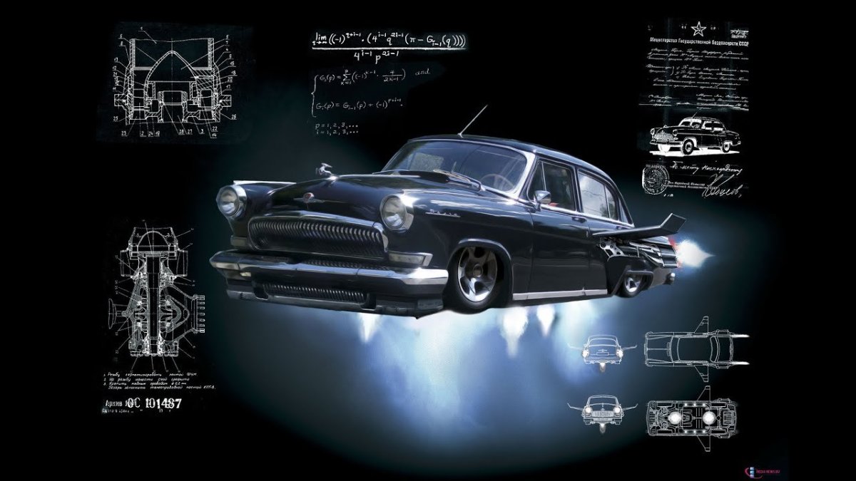 ГАЗ 21 черная молния