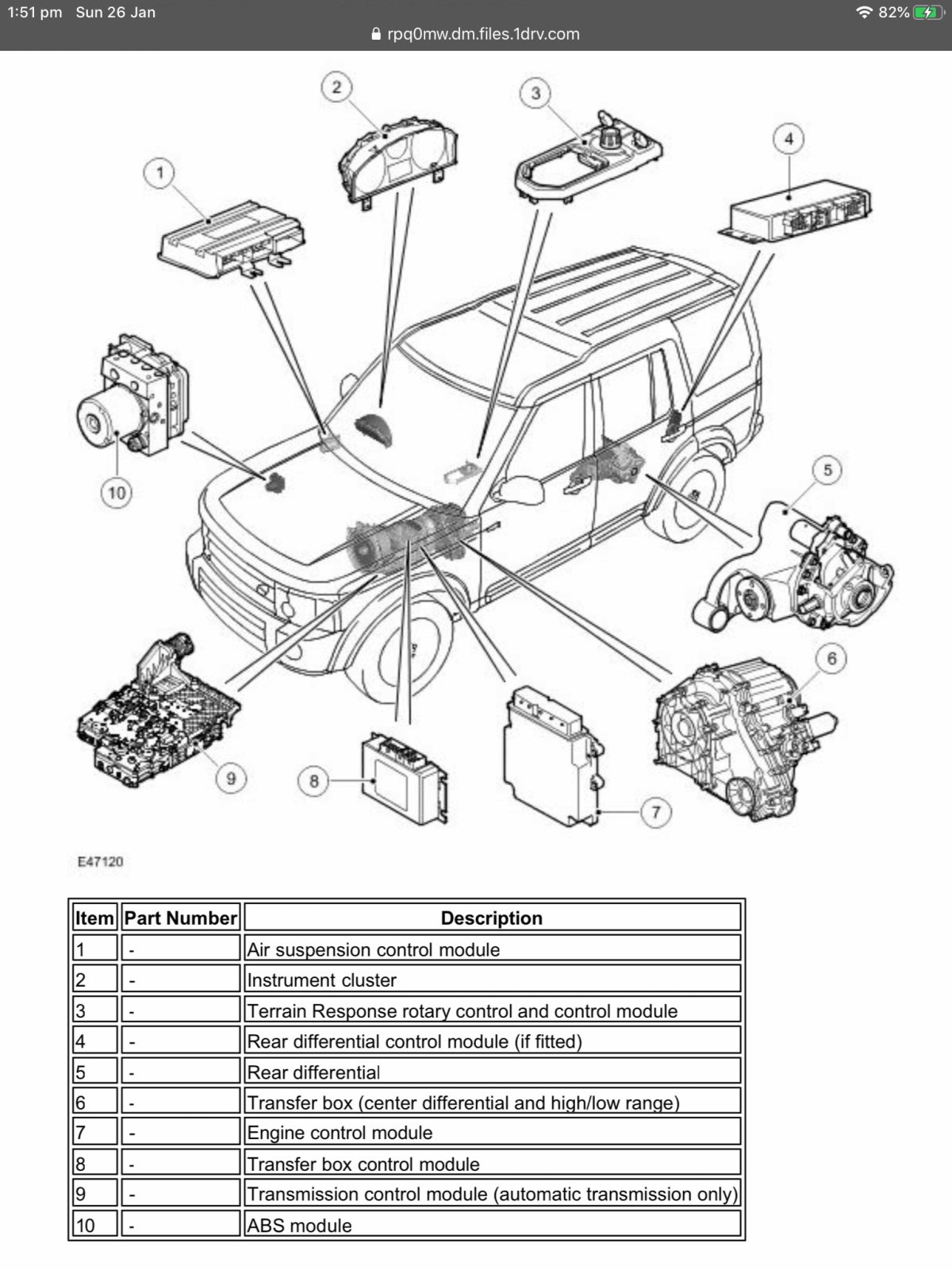 Блок управления пневмоподвеской Land Rover Discovery 3