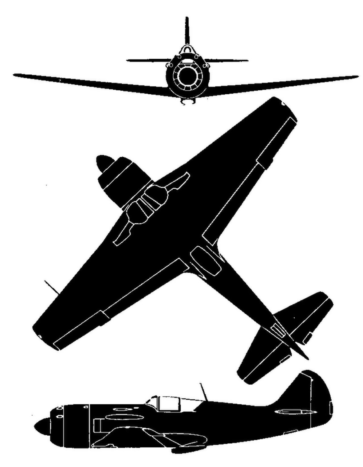 Силуэт самолета СССР