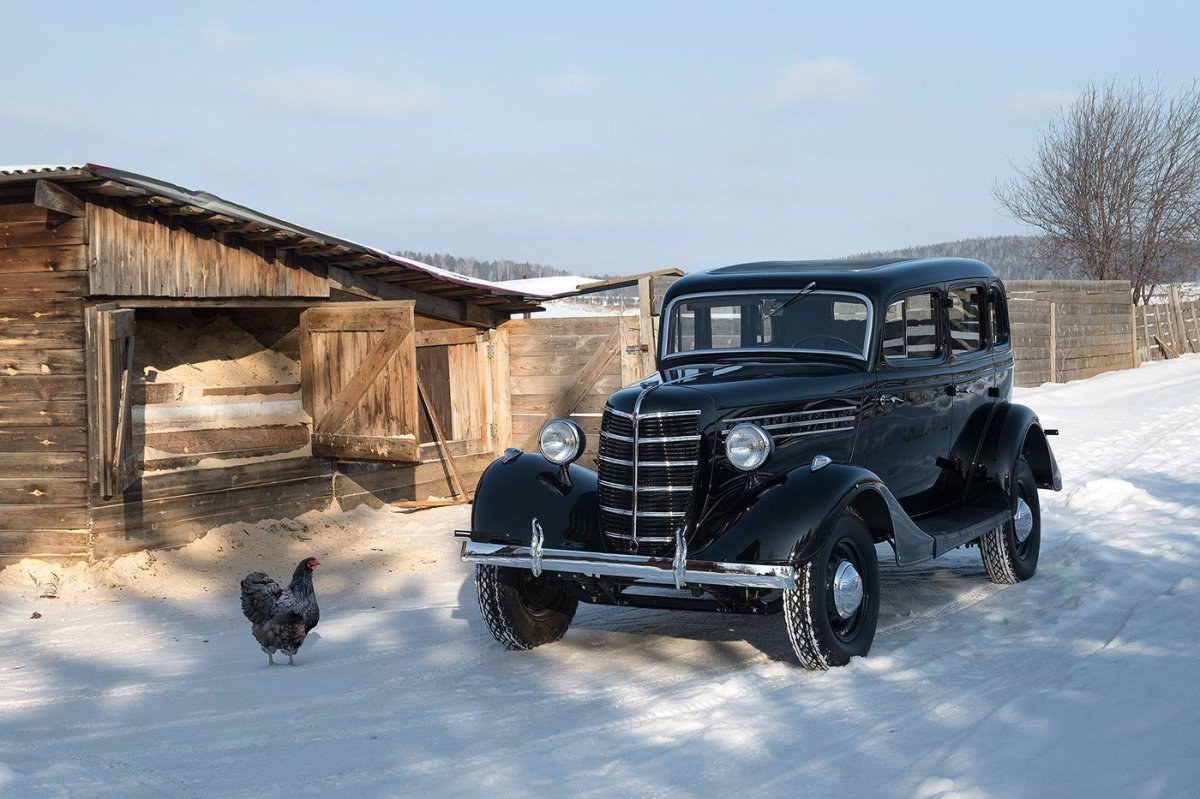 ГАЗ черный ворон