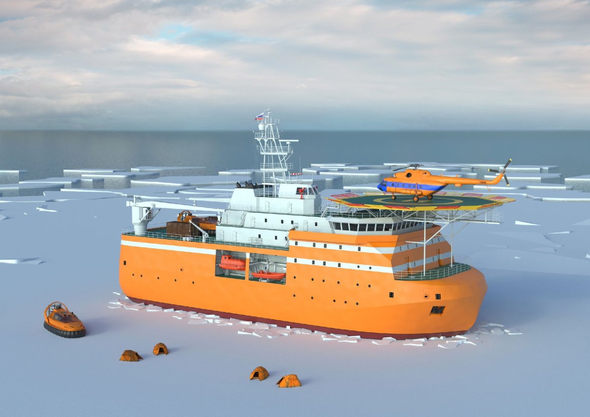 Самодвижущаяся платформа Северный полюс