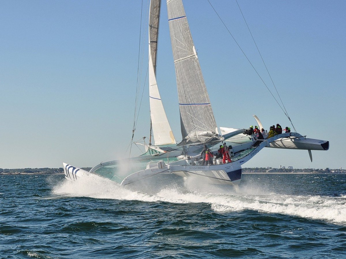 Тримаран парусный гоночный